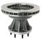 Front Brake Pad, Rotor, Caliper & Hose Kit