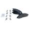 Front Brake Pad, Rotor, Caliper & Hose Kit