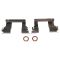 Front Brake Pad, Rotor, Caliper & Hose Kit