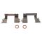 Front Brake Pad, Rotor, Caliper & Hose Kit