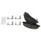 Front Brake Pad, Rotor, Caliper & Hose Kit