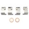 Front Brake Pad, Rotor, Caliper & Hose Kit