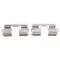 Rear Brake Pad, Rotor, Caliper & Hose Kit