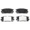 Rear Brake Pad, Rotor, Caliper & Hose Kit