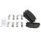 Rear Brake Pad, Rotor, Caliper & Hose Kit