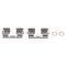 Rear Brake Pad, Rotor, Caliper & Hose Kit