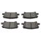 Rear Brake Pad, Rotor, Caliper & Hose Kit