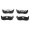 Rear Brake Pad, Rotor, Caliper & Hose Kit
