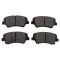 Front & Rear Replacement Brake Rotor & Pad Kit