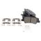 Front & Rear Replacement Brake Rotor & Pad Kit
