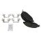 Front & Rear Replacement Brake Rotor & Pad Kit
