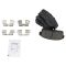 Front & Rear Replacement Brake Rotor & Pad Kit