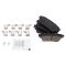Front & Rear Replacement Brake Rotor & Pad Kit