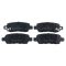 Front & Rear Replacement Brake Rotor & Pad Kit