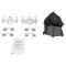 Front & Rear Replacement Brake Rotor & Pad Kit