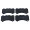 Front & Rear Replacement Brake Rotor & Pad Kit