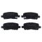 Front & Rear Replacement Brake Rotor & Pad Kit