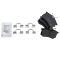 Front & Rear Replacement Brake Rotor & Pad Kit