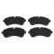 Front & Rear Replacement Brake Rotor & Pad Kit