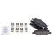 Front & Rear Replacement Brake Rotor & Pad Kit
