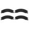 Front & Rear Replacement Brake Rotor & Pad Kit