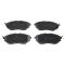 Front & Rear Replacement Brake Rotor & Pad Kit