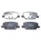 Front & Rear Replacement Brake Rotor & Pad Kit