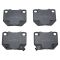 Front & Rear Replacement Brake Rotor & Pad Kit