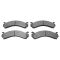 Semi-Metallic Brake Pad & Rotor Kit