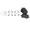 Semi-Metallic Brake Pad & Rotor Kit