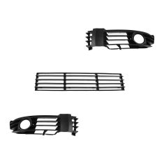 01(from 9/00)-05 VW Passat w/Fog Light Lower Driver Side/Passenger Side/Center Grille Kit (Set of 3)