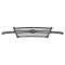 06-07 Silverado 1500 (exc SS); 05-07 2500, 3500 Classic Chrome & Gray Honeycomb Grille/Insert 3 Pce