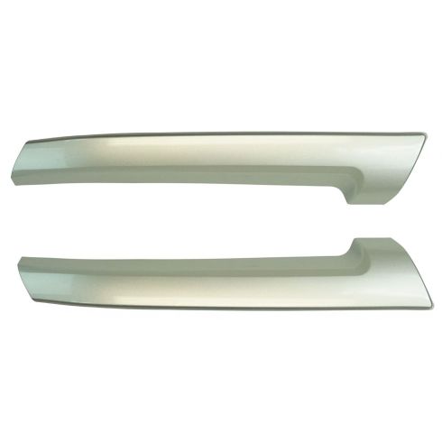 12-14 Subaru Impreza Sport Painted Silver Grille Molding Pair