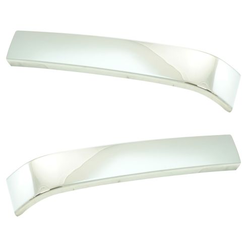 06-07 Silverado 1500 (exc SS); 05-07 2500, 3500 Classic Outer Chrome Grille Molding Pair