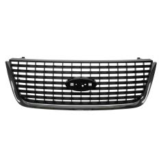 03-06 Ford Expedition Upper Grille Gray w/ Chrome Molding