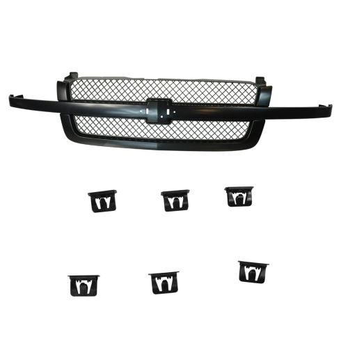 03-06 Chevy Avalanche; 03-07 Silverado 1500 SS Classic PTM Upper Grille