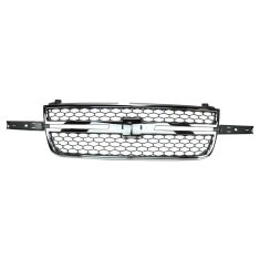 06-07 Silverado 1500 (exc SS); 05-07 2500, 3500 Classic Chrome & Gray Honeycomb Grille
