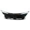 13-15 Nissan Sentra Front Bumper Mtd Upper Black Grille w/Chrome Surround (w/Emblem Provision)