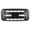 11-15 Ford F250SD-F550SD XL ~SUPER DUTY~ Logoed 2 Bar Textured Black Grille (w/o Emblem) (Ford)