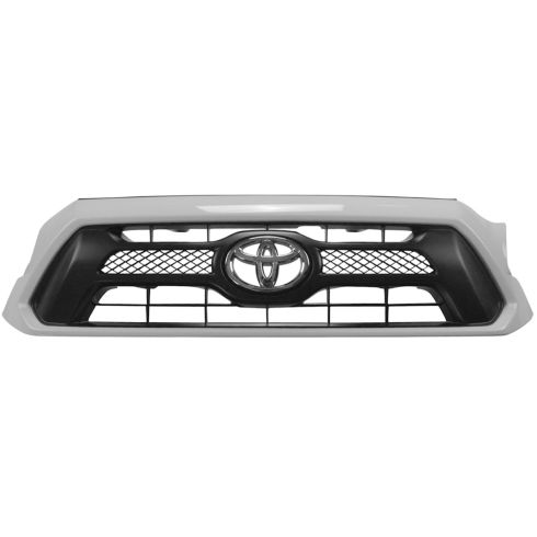 12-15 Toyota Tacoma Sport (Painted Super White Code: 040) Grille w/Toyota Emblem (Toyota)