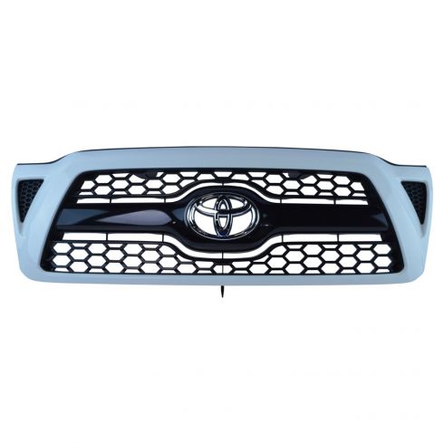 10-11 Tacoma Sport ~Toyota~ Logoed (Super White Code: 040) Surround w/Blk Honeycomb Grille (Toyota)