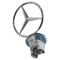 8-14 MB C; 10-14 E; 10-13 S Hybrid; 07-13 S Class Hood Mtd Chrome Mercedes Benz Star Ornament (MB)