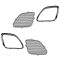 05-09 Pontiac G6 Upper Grille Insert Mesh & Trim Set Pair