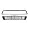 06-07 Chevy Malibu; Maxx; 08 Classic (w/o FL) (exc SS) Lower Grille & Chrome Molding