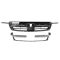02-04 Honda CR-V Dark Gray Grille & Molding Chrome
