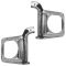 73-78 Chevy, GMC FS Truck, SUV Chrome and Silver Headlight Trim PAIR