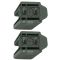 97-16 Jeep Wrangler Hood Catch Bracket Pair