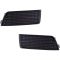 10-16 Cadillac SRX Front Bumper Mounted Dark Gray Fog Light Cover PAIR