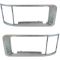 90-05 Mack CH Series; 97-01 CL Series Chrome Headlight Bezel PAIR