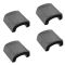 02-13 E550; 99-13 F350-F550; 05-13 F250SD; 88-97 FSD Rr Aux Leaf Spg Brkt Cushion Set of 4 (Ford)